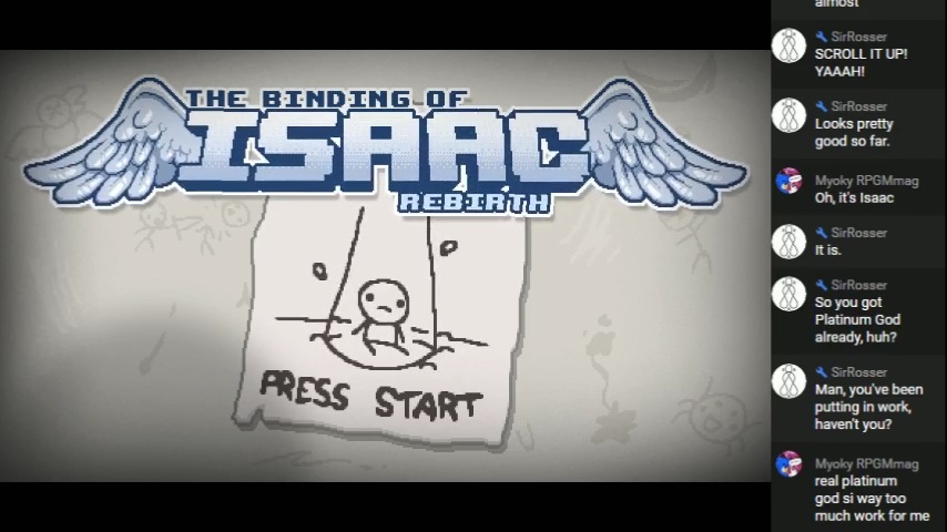 binding of isaac rebirth  real platinum god basement run